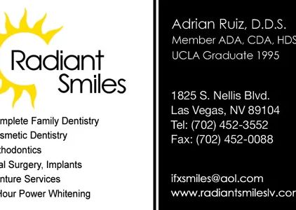 Ruiz, Adrian, DDS -Radiant Smiles