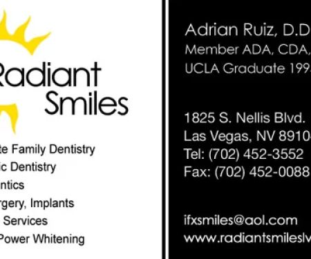 Ruiz, Adrian, DDS -Radiant Smiles