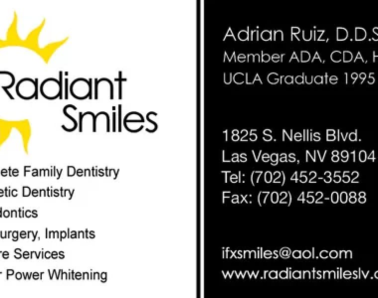 Ruiz, Adrian, DDS -Radiant Smiles