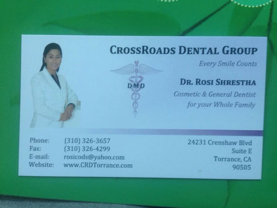 Dr. Rosi Shrestha, DMD, Crossroads dental group 1