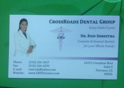 Dr. Rosi Shrestha, DMD, Crossroads dental group