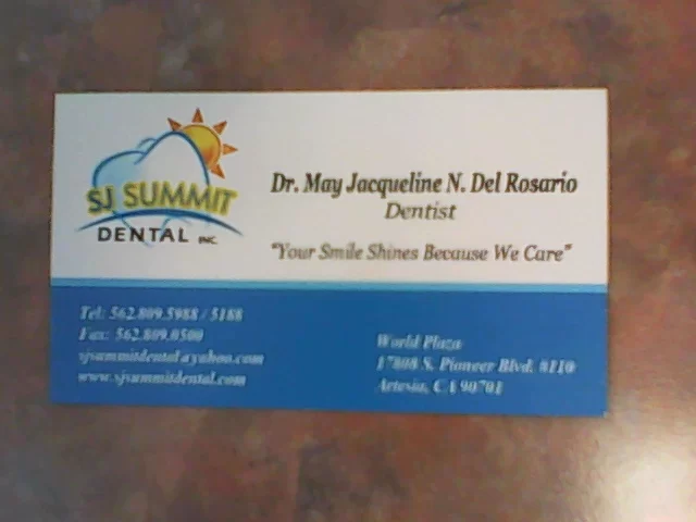 SJ SUMMIT DENTAL (Navoa-Del Rosario, May Jacqueline C. DDS 1