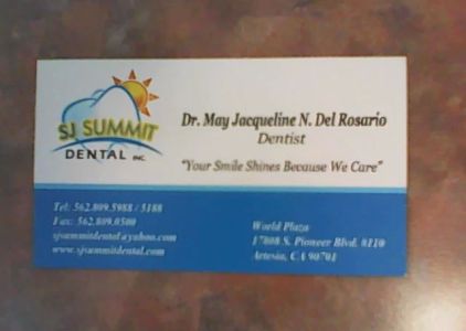 SJ SUMMIT DENTAL (Navoa-Del Rosario, May Jacqueline C. DDS