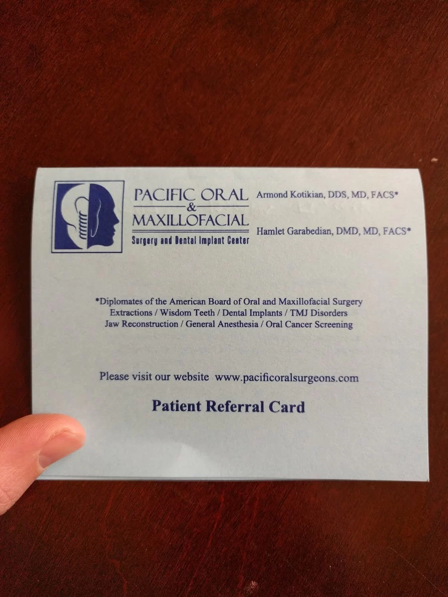 Pacific Oral & Maxillofacial Surgery and Dental Implant Center 6